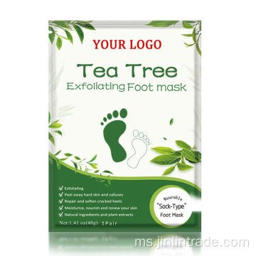 Topeng kaki exfoliating foot pelembap rasa topeng produk